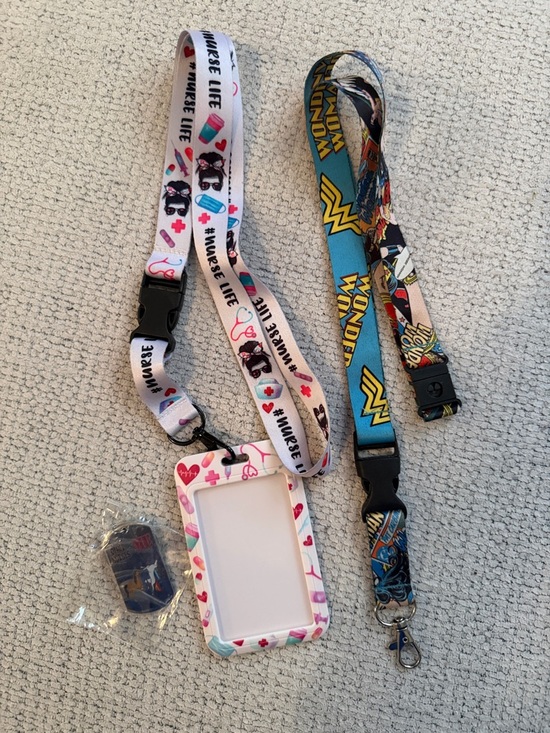 Accessories - Nurse Life Pink Badge Lanyard with ID Holder